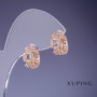 Pendientes Xuping cadenas 13×6 mm «baño de oro 18K»