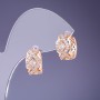 Pendientes Xuping 8×14 mm, baño de oro 18K