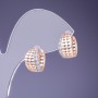 Pendientes Xuping 8x13 mm, baño de oro 18K