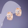 Pendientes Xuping 14×8 mm «chapado en oro 18K»