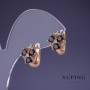 Pendientes Xuping 12x10 mm "baño de oro 18K"