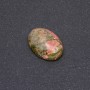 Cabujón de heliotropo, piedra natural, 25x18 mm
