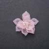 Parche decorativo Flor de Loto acrílico rosa, diámetro 40 mm