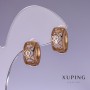 Pendientes Xuping 15x8 mm 'baño de oro 18K'