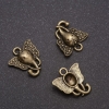 Colgante elefante de bronce, 16x15 mm, empaque 20 g ± 24 uds