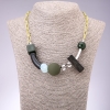 Collar Geometría en cadena, longitud 50–55 cm