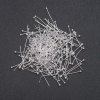 Alfileres con cabeza de bola de metal claro, longitud 20 mm, 250 g, 5000 unidades