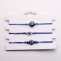 Pulseras ajustables con cordón «Ojo» (pack de 3)
