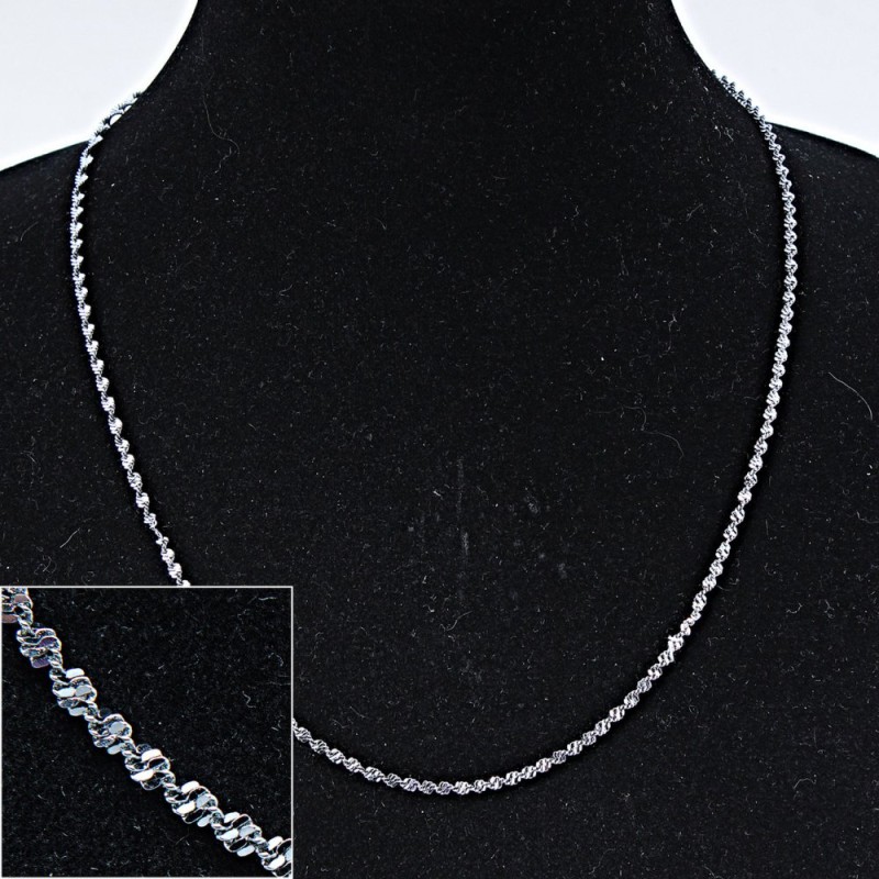 Cadena para bisutería, cordón metálico (longitud 50 cm)
