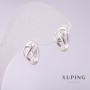 Pendientes Xuping rodiados 11x8 mm