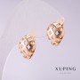 Pendientes Xuping 10×14 mm baño de oro