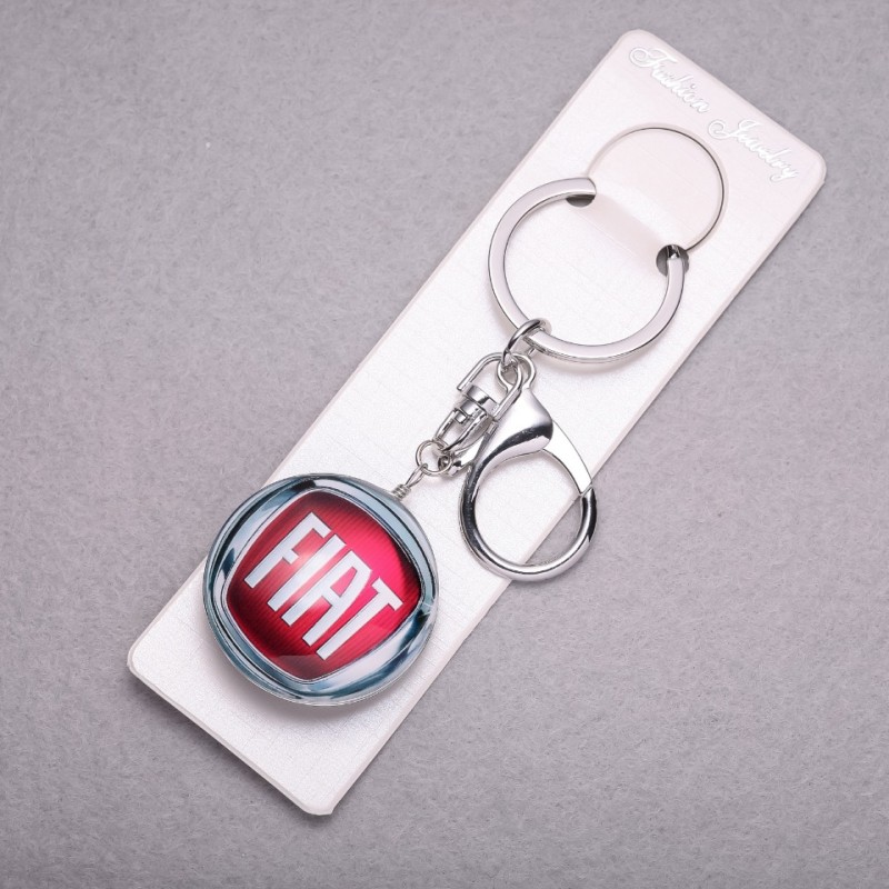 Llavero de automóvil Fiat, longitud 10 cm