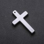 Colgante Cruz de hematita 27×43×4 mm