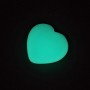 Piedra de ónix de recuerdo con brillo azul en forma de corazón 37×40 mm (±)
