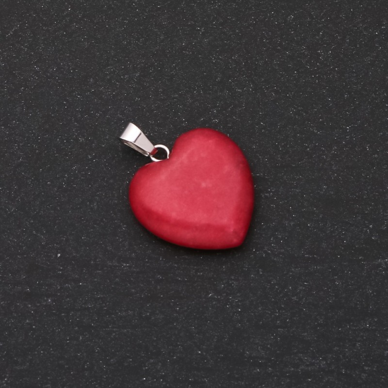 Colgante «Corazón» de turmalina 28×19×19 mm (+-)