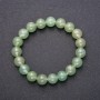 Pulsera de jade con esferas lisas, diámetro 10 mm (aprox.), longitud 18 cm