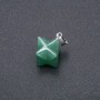 Colgante Merkaba de nefrita 10×10 mm