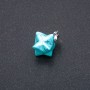 Colgante Merkaba Turquesa 10×10 mm