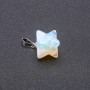 Colgante Merkaba de piedra lunar 10x10 mm