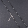 Precio por pack de 10 uds. Cordón encerado negro para colgantes, diámetro 2,5 mm, longitud 60 cm