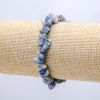 Pulsera elástica de sodalita con piezas de 8 mm, circunferencia 18 cm