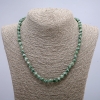 Collares de ágata musgosa natural, cuentas lisas, diámetro 6(+-)mm, longitud 53-55 cm+
