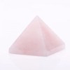 Pirámide souvenir de piedra natural Cuarzo rosa, longitud 20 mm ±, ancho 30 mm ±