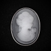 Broche camafeo 3×2,5 cm