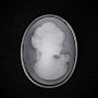 Broche camafeo 3×2,5 cm