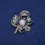 Broche «Flor» con nácar de Haliotis