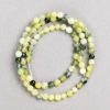 Cuentas Ophite de acrílico sintético en hilo, bola lisa, diámetro 6,5 mm, longitud 38 cm ±