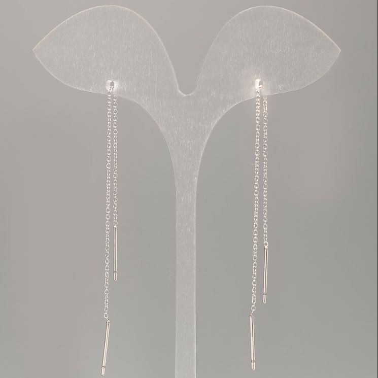 Pendientes tipo botón Xuping, longitud 10 cm+