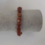 Pulsera de jaspe rojo natural