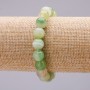 Pulsera elástica de ágata bolita lisa de 10 mm