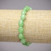 Pulsera elástica de crisoprasa natural
