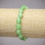 Pulsera elástica de crisoprasa natural