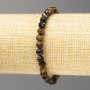 Pulsera de ojo de tigre, ojo de halcón y ojo de buey