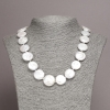 Collar de perlas barrocas naturales, diámetro 18×5 mm (±), longitud 45 cm+