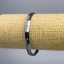 Pulsera de hematita «Flecha», diámetro 6×10×3 mm ±, longitud 18 cm (elástico)