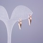 Pendientes Xuping baño de oro 18K, longitud 18 mm+