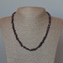 Collar de granate con fragmentos naturales, diámetro 5×2 mm, longitud 45 cm+